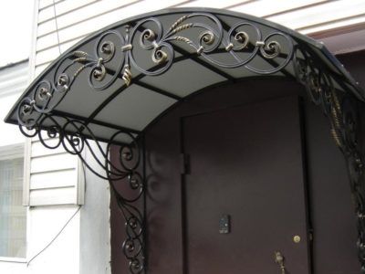 Кованые козырьки